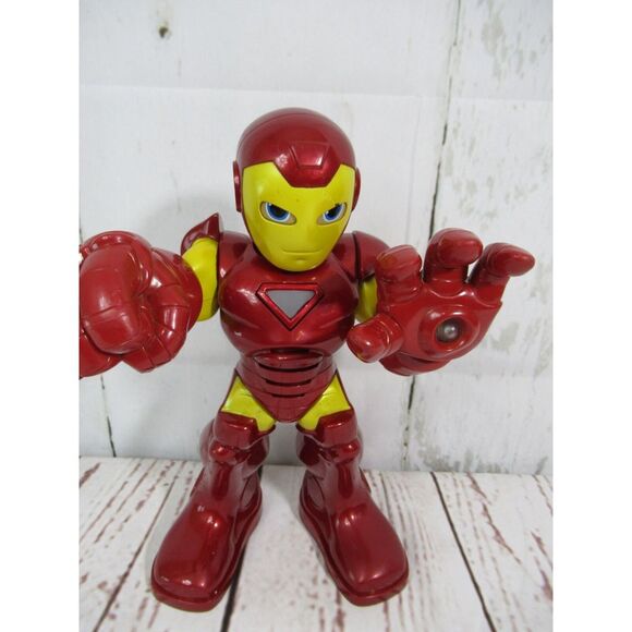 Hasbro Iron Man Super Hero Squad 11" Action Figure Works Great Sounds Great B1 - Picture 1 of 10